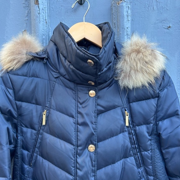 Michael Kors Navy Down Parka, size Small - Picture 7 of 13